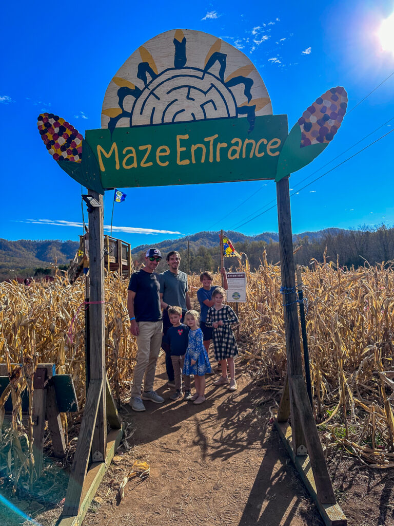 maze entrance maze entrance | A Very Cousin Weekend