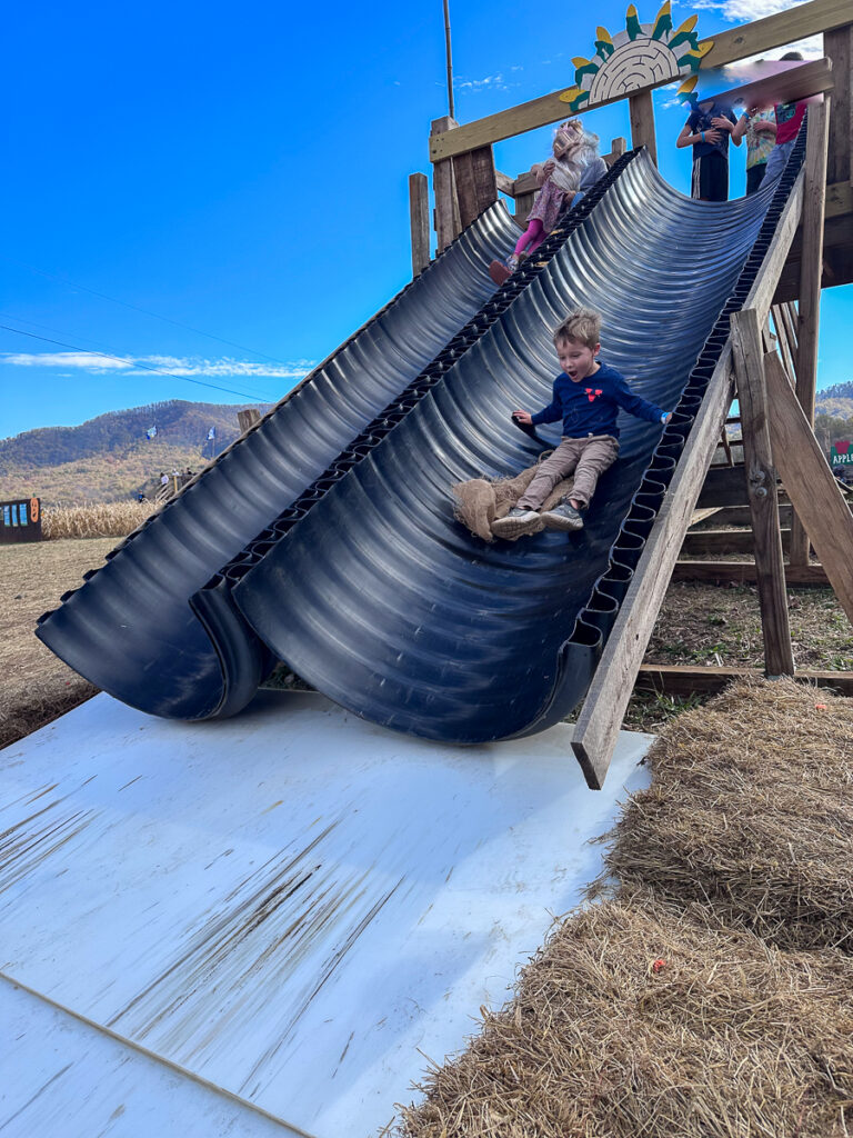 Blue Ridge Mountain slide