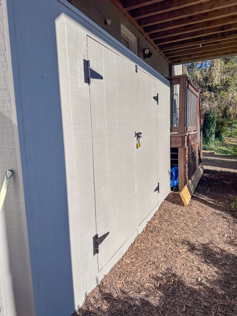 DIY Storage Shed paint DIY Storage Shed tutorial