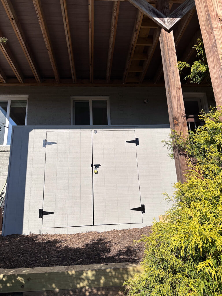 DIY Storage Shed lock DIY Storage Shed tutorial