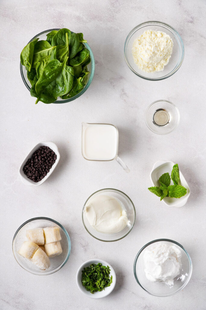 Mint Smoothie ingredients Mint Smoothie ingredients