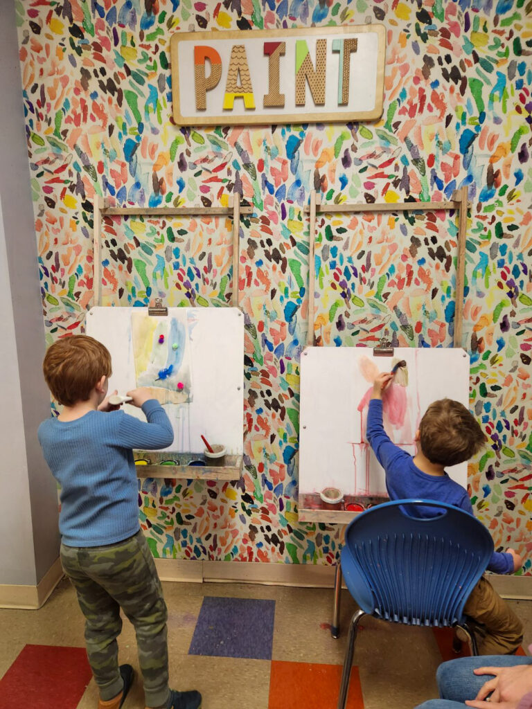 The Harrisonburg Children's Museum paint The Harrisonburg Children's Museum paint