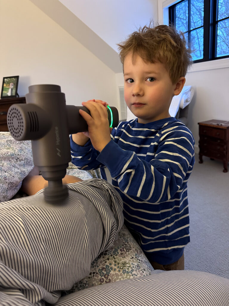 kid using massaging tool kid using massaging tool | Life Lately: Cozy Time