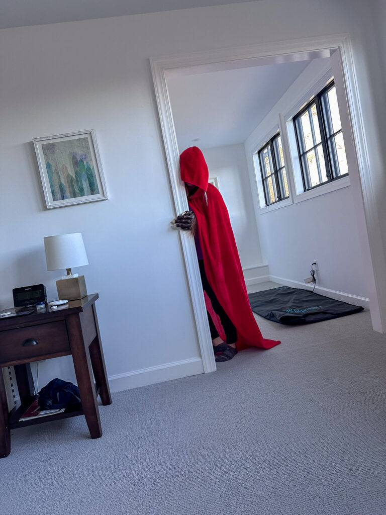 Those We Do Not Speak Of red costume Those We Do Not Speak Of red costume