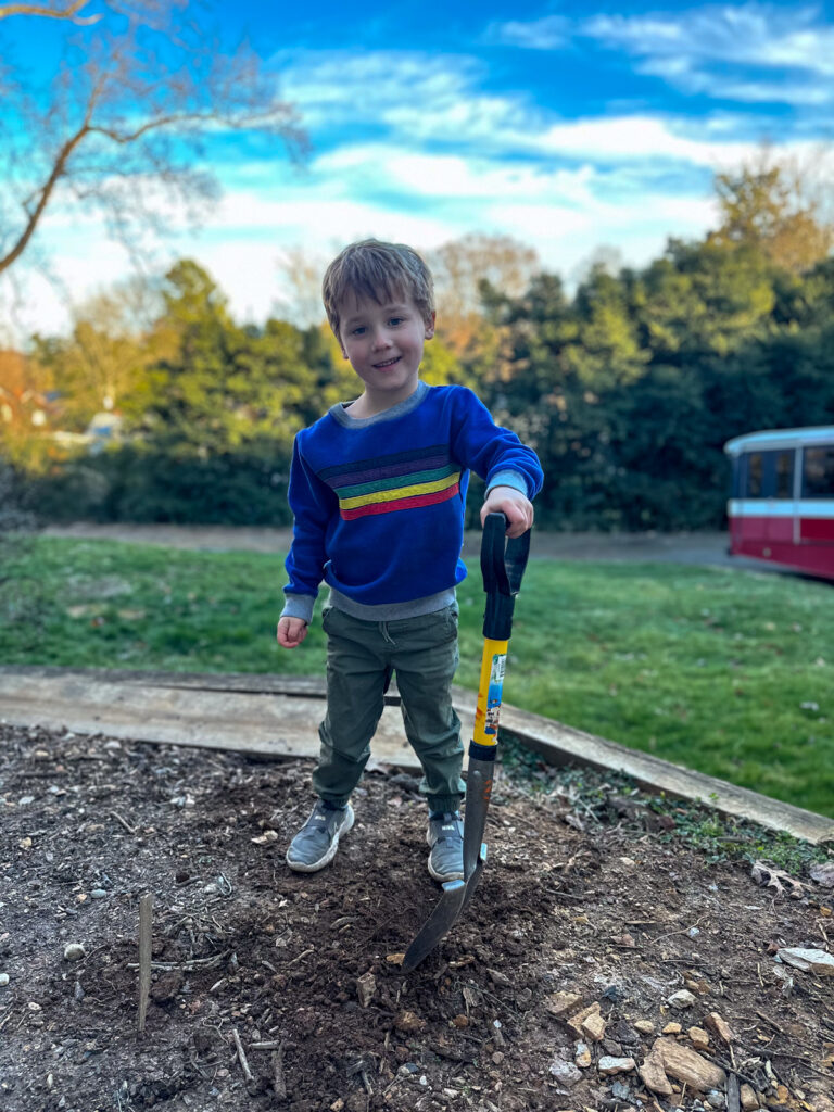 Birch with shovel | Lately March Edition