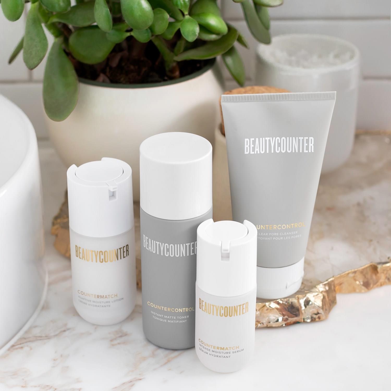 Countermatch and Countercontrol Beautycounter skincare regimens: Countermatch and Countercontrol products