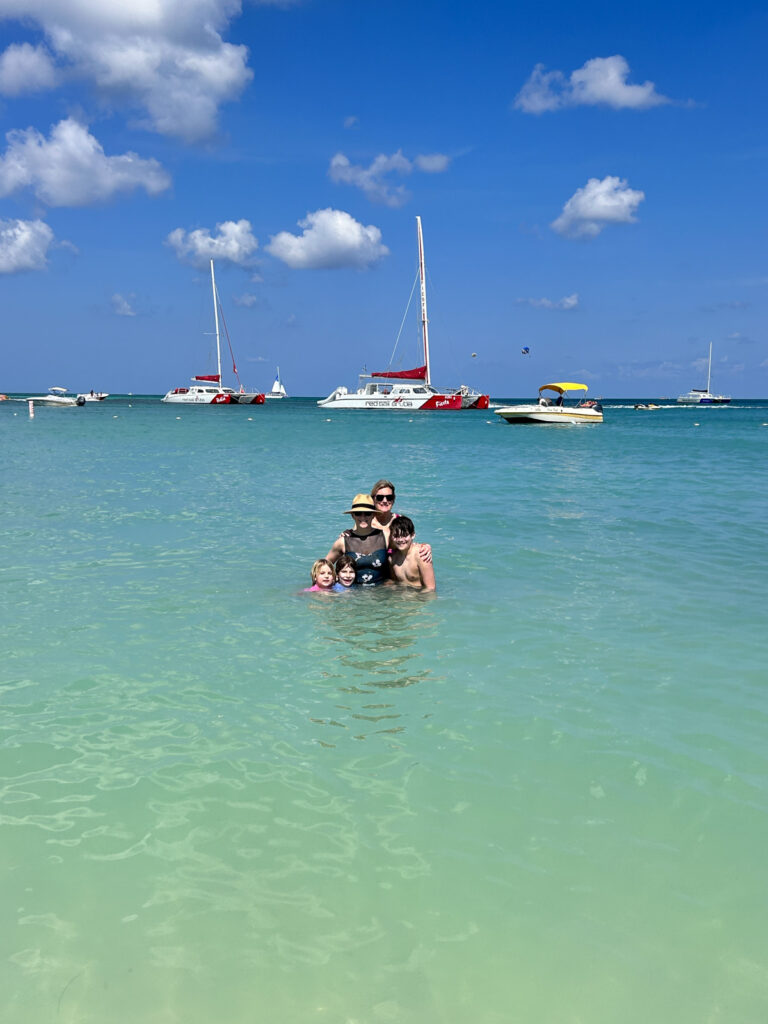 aruba swim Family Trip To Aruba - Part I