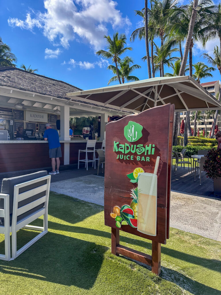 Kadushi Juice Bar Family Trip To Aruba - Part I