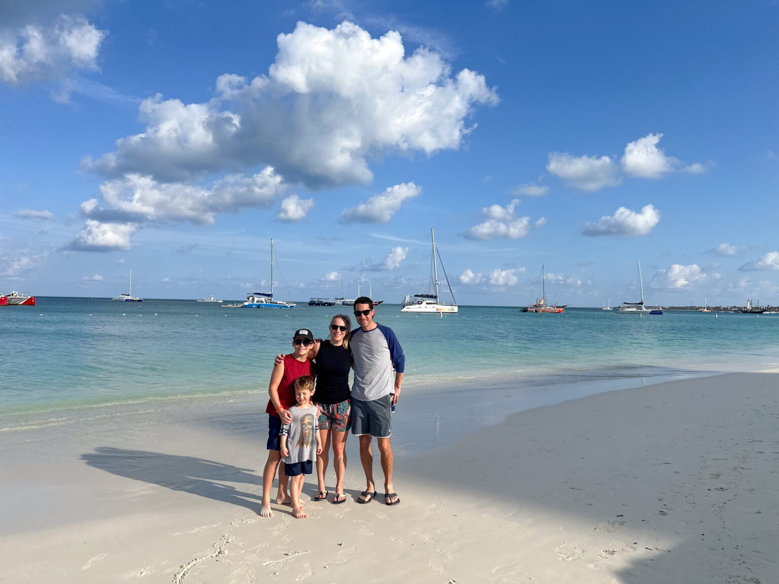 Family in Aruba Family Trip To Aruba - Part I