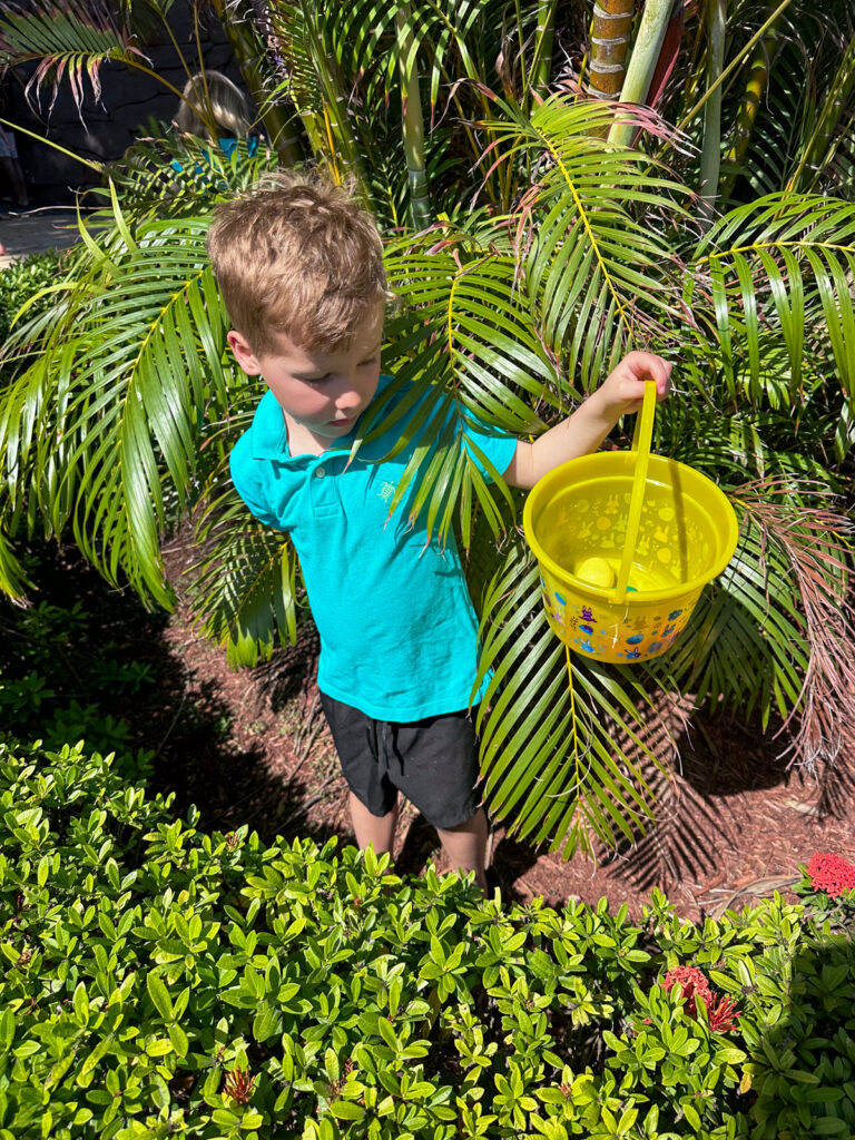 Aruba Easter egg hunt Hyatt Regency Aruba Easter egg hunt