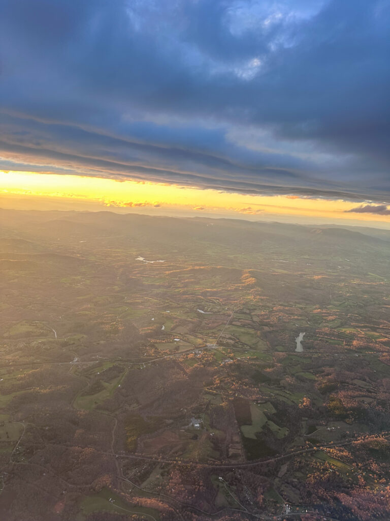 Flying Into Charlottesville