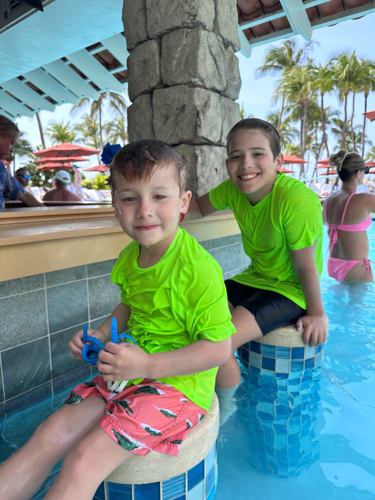 Hyatt Regency Aruba swim up bar