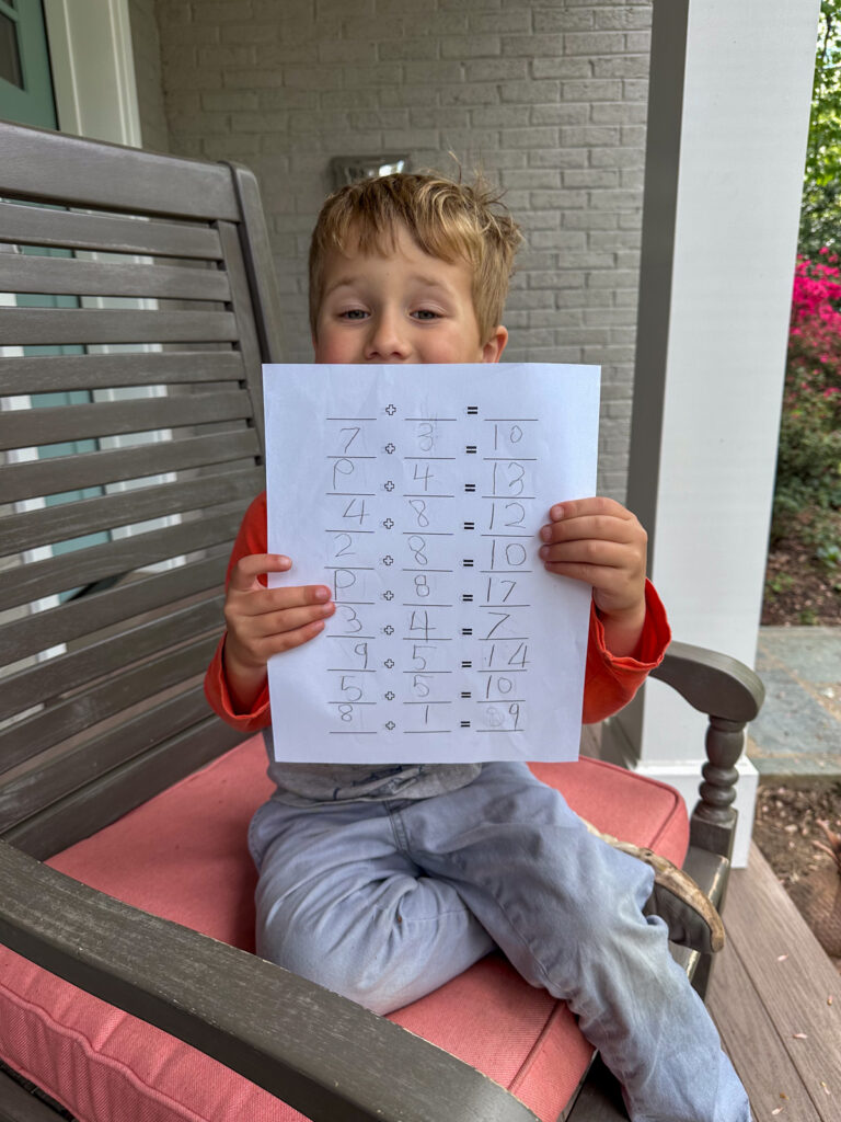 addition worksheet
