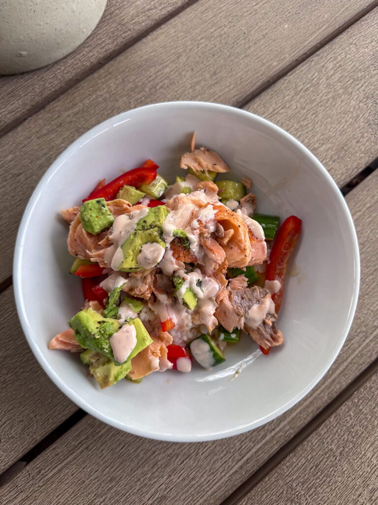Salmon Sushi Rice Bowls Salmon Sushi Rice Bowls