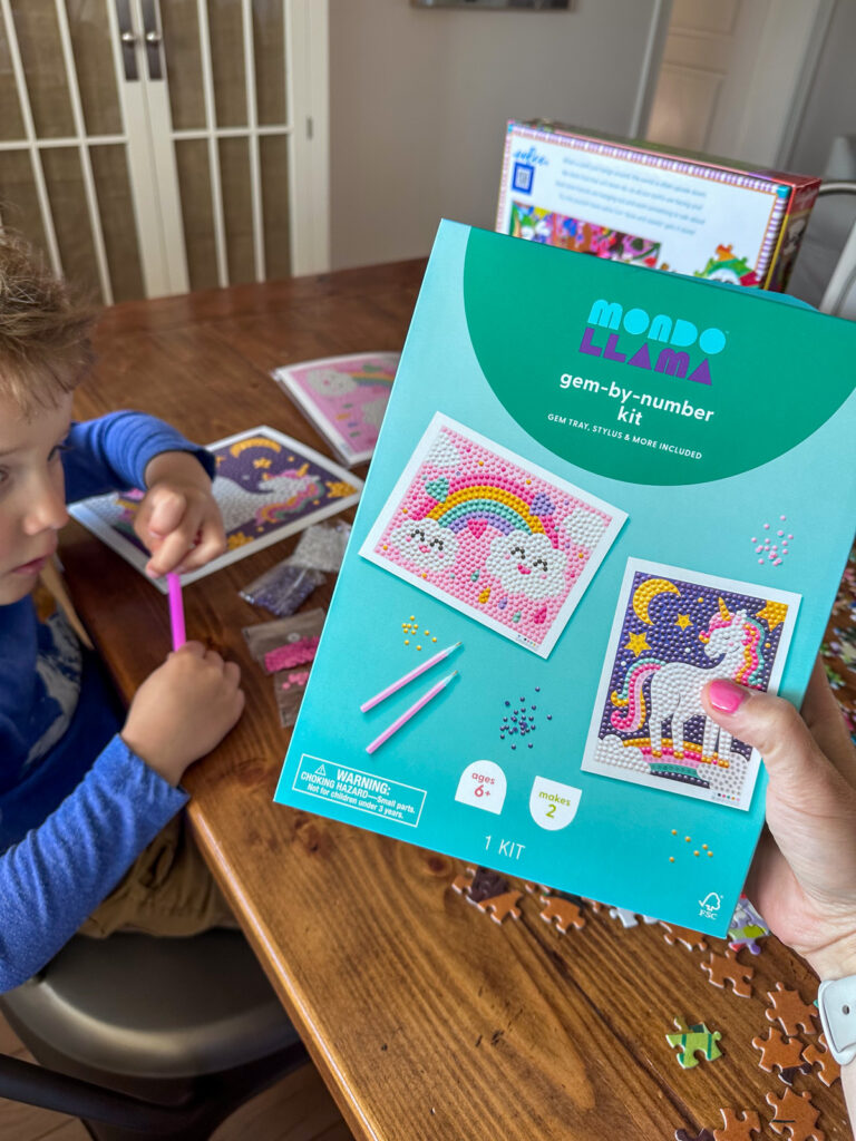 Easter Bunny stick-on gem project