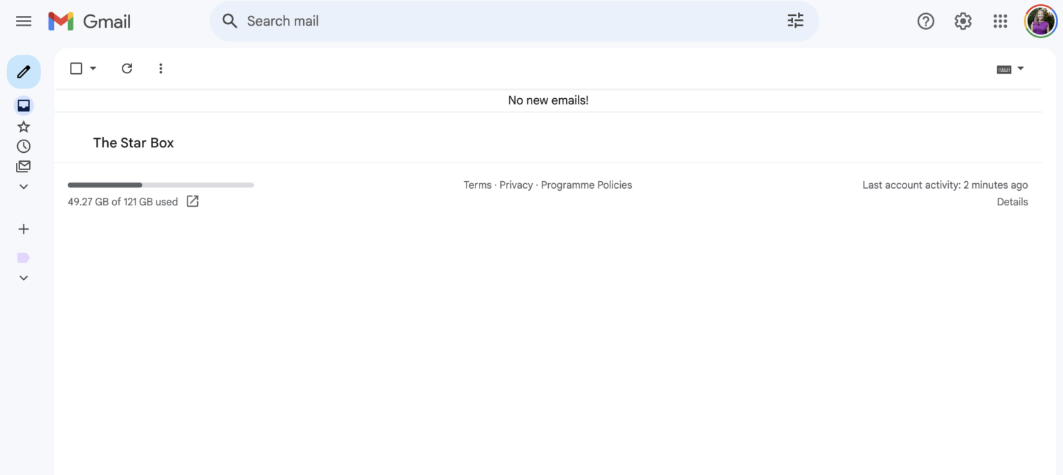 Kath Eats Blogger Kath Younger shares How to Clean Up Gmail Inbox - in photo: screenshot of Gmail with a simple theme Kath Eats Blogger Kath Younger shares How to Clean Up Gmail Inbox - in photo: screenshot of Gmail with a simple theme