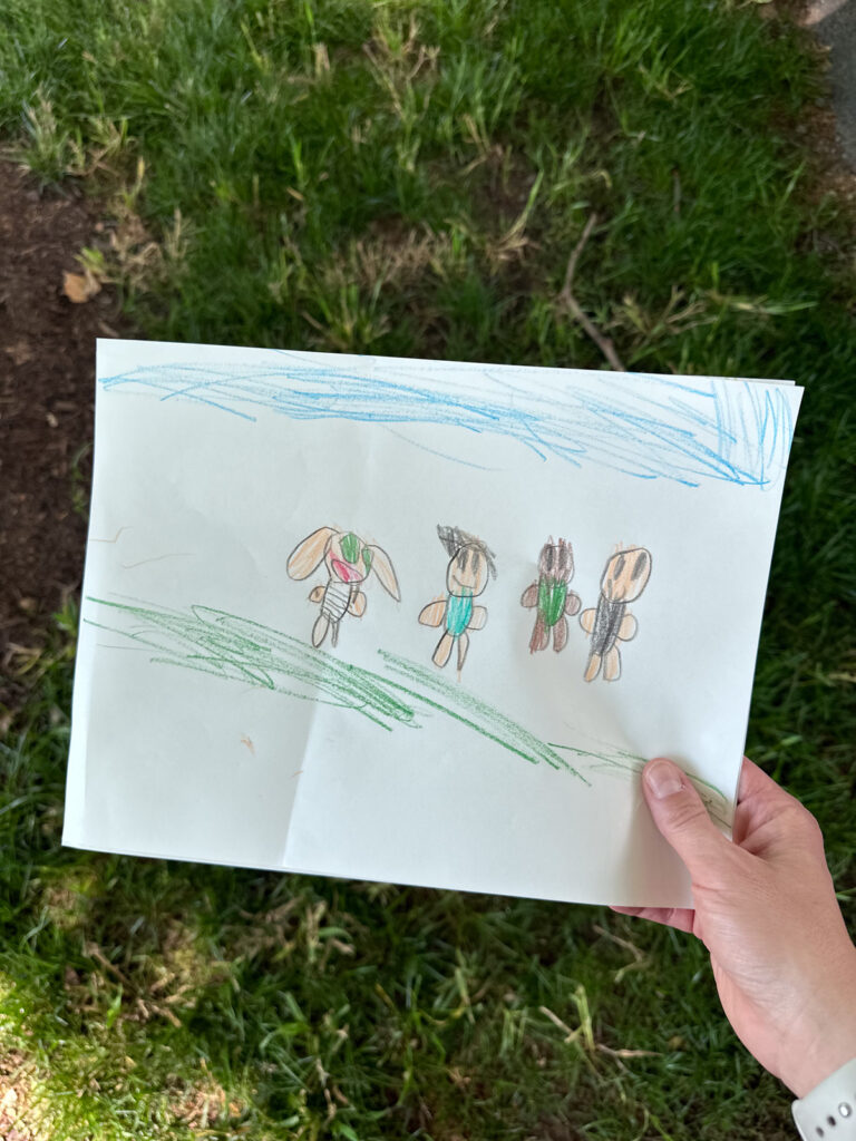 Birch family drawing Birch family drawing