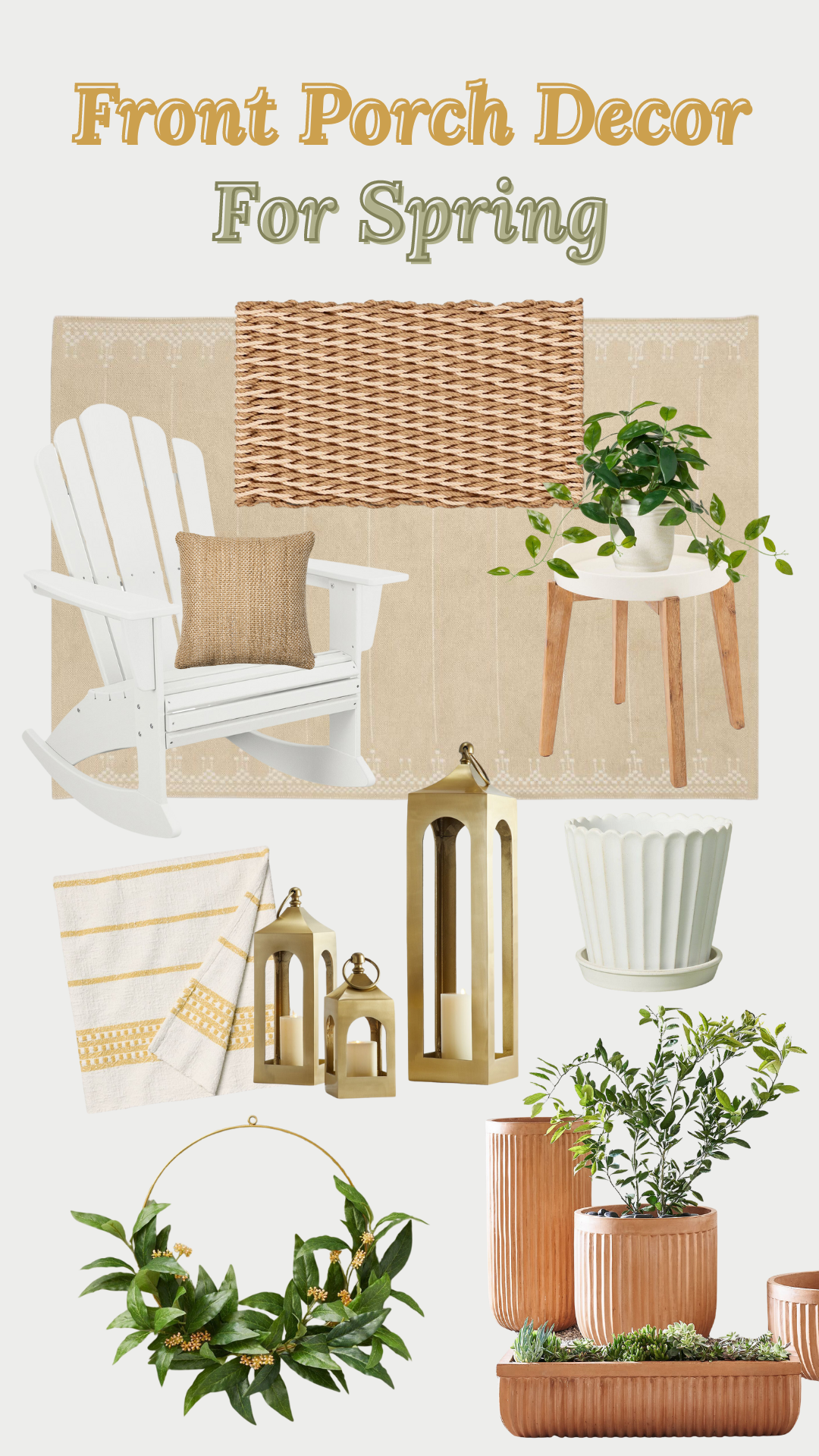 Front Porch Decor For Spring