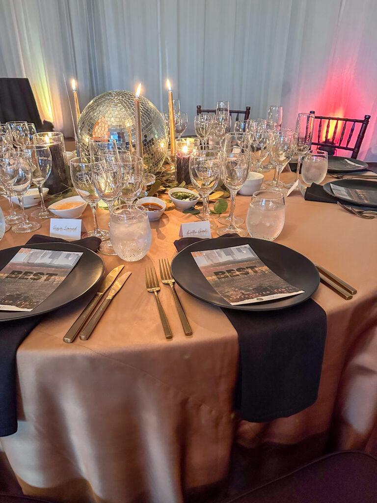 disco ball centerpieces