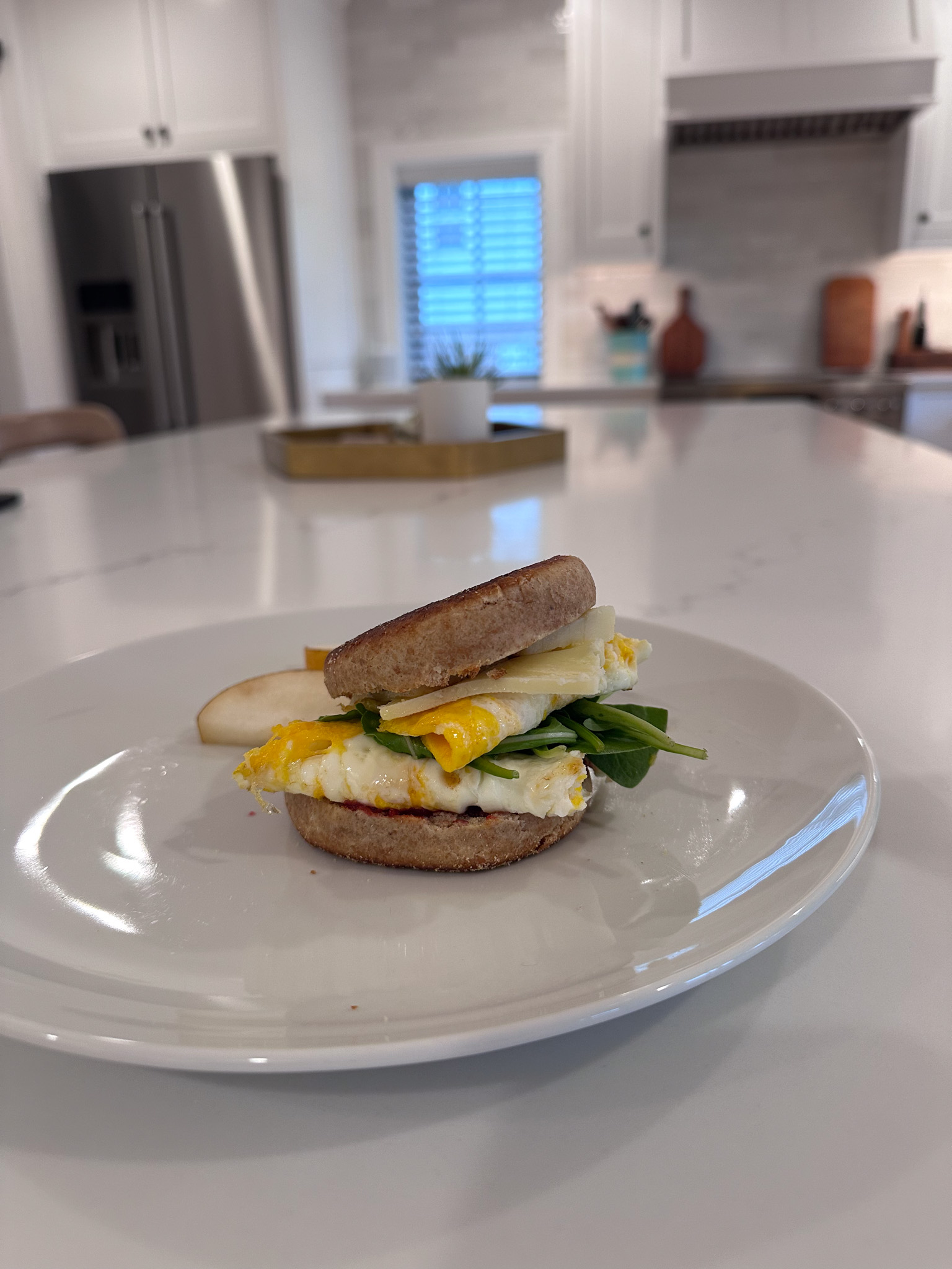 Egg and cheese sammie
