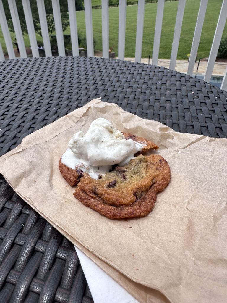 cookie at Septenary Vineyards