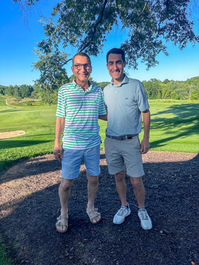 thomas and dad Birdwood Golf Tourney | Lately On The Green