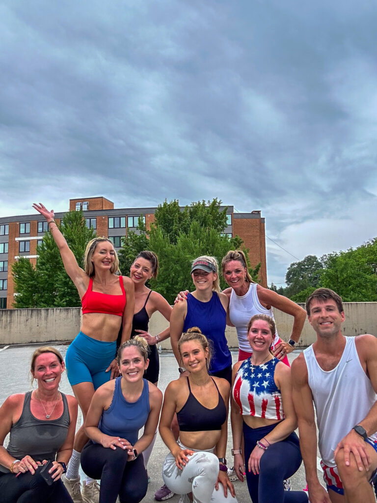 Memorial Day Workout parking lot Memorial Day Workout parking lot