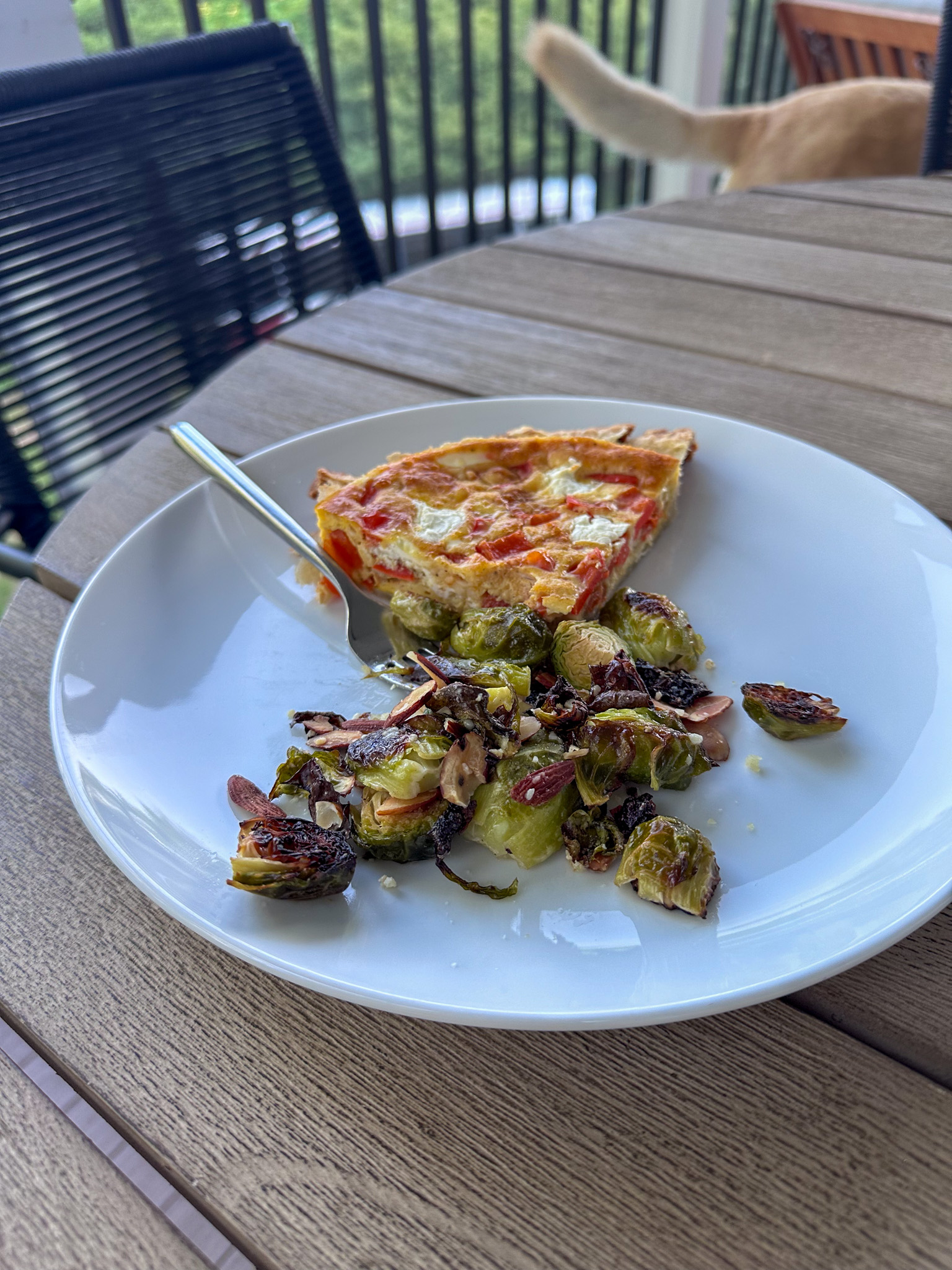 goat cheese quiche