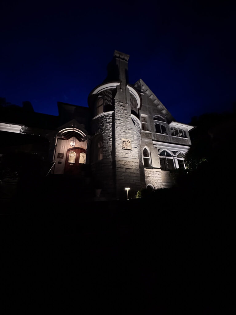 Oakdene at night