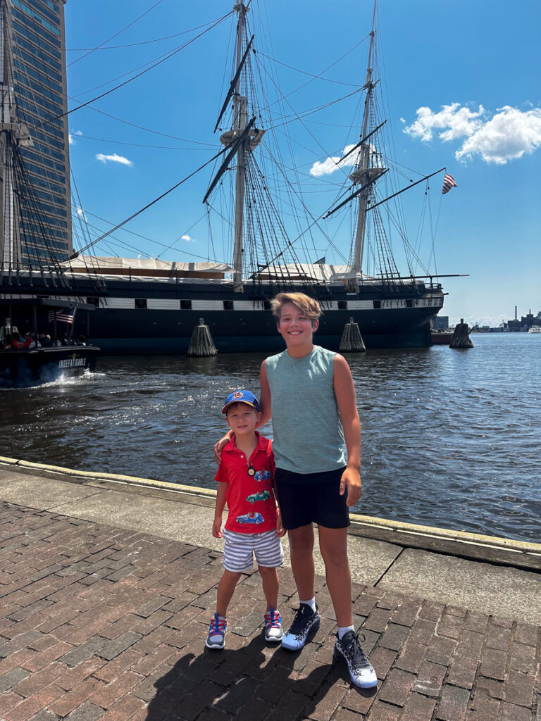 Kath Eats Blogger Kath Younger shares her Family Trip To Baltimore - in photo: two kids at the dock Kath Eats Blogger Kath Younger shares her Family Trip To Baltimore - in photo: two kids at the dock