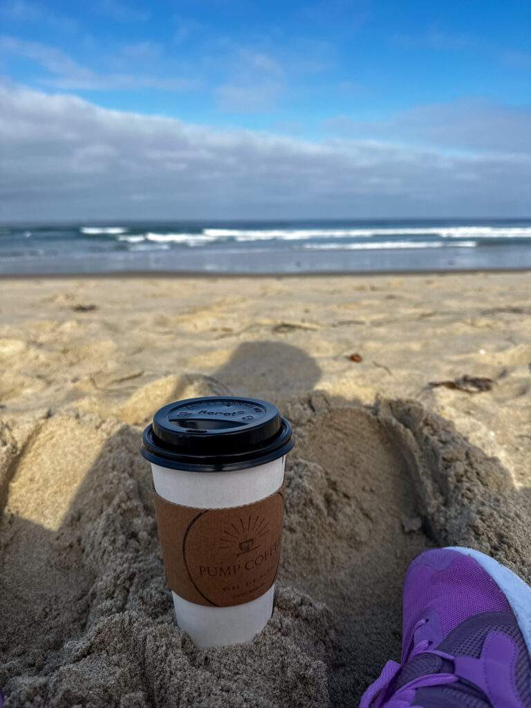 Pump Coffee at the beach Pump Coffee at the beach