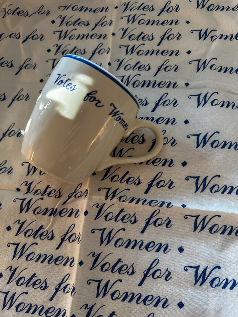 Kath Eats Blogger Kath Younger - in photo: a mug with a text "Votes for Women" Kath Eats Blogger Kath Younger - in photo: a mug with a text "Votes for Women"