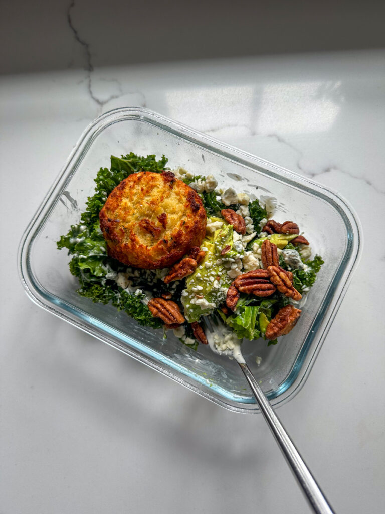 Kath Eats Blogger Kath Younger shares their Virginia Theater Festival + KERF Vacay - in photo: cod cakes on a salad Kath Eats Blogger Kath Younger shares their Virginia Theater Festival + KERF Vacay - in photo: cod cakes on a salad