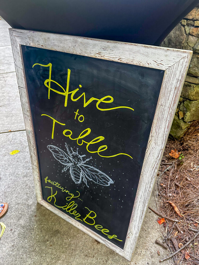 Kath Eats Blogger Kath Younger shares Hive To Table Dinner experience: in photo: Hive to Table sign
