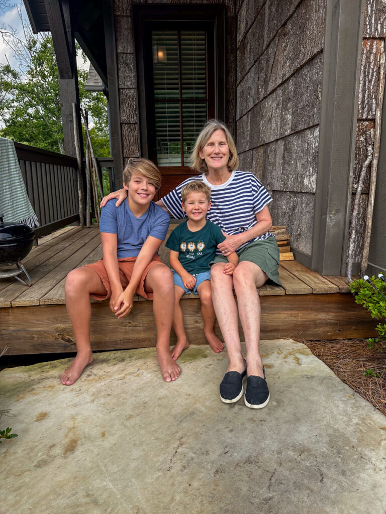 Kath Eats Blogger Kath Younger shares their Bear Lake Reserve vacation: in photo: two kids and a woman Kath Eats Blogger Kath Younger shares their Bear Lake Reserve vacation: in photo: two kids and a woman