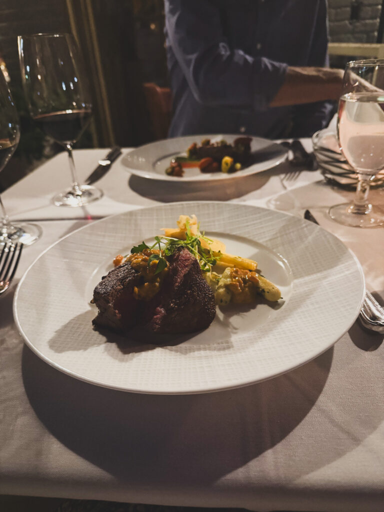 Kath Eats Blogger Kath Younger shares her October - in photo: filet mignon with homemade gnocchi and a Bourdeaux blend Kath Eats Blogger Kath Younger shares her October - in photo: filet mignon with homemade gnocchi and a Bourdeaux blend