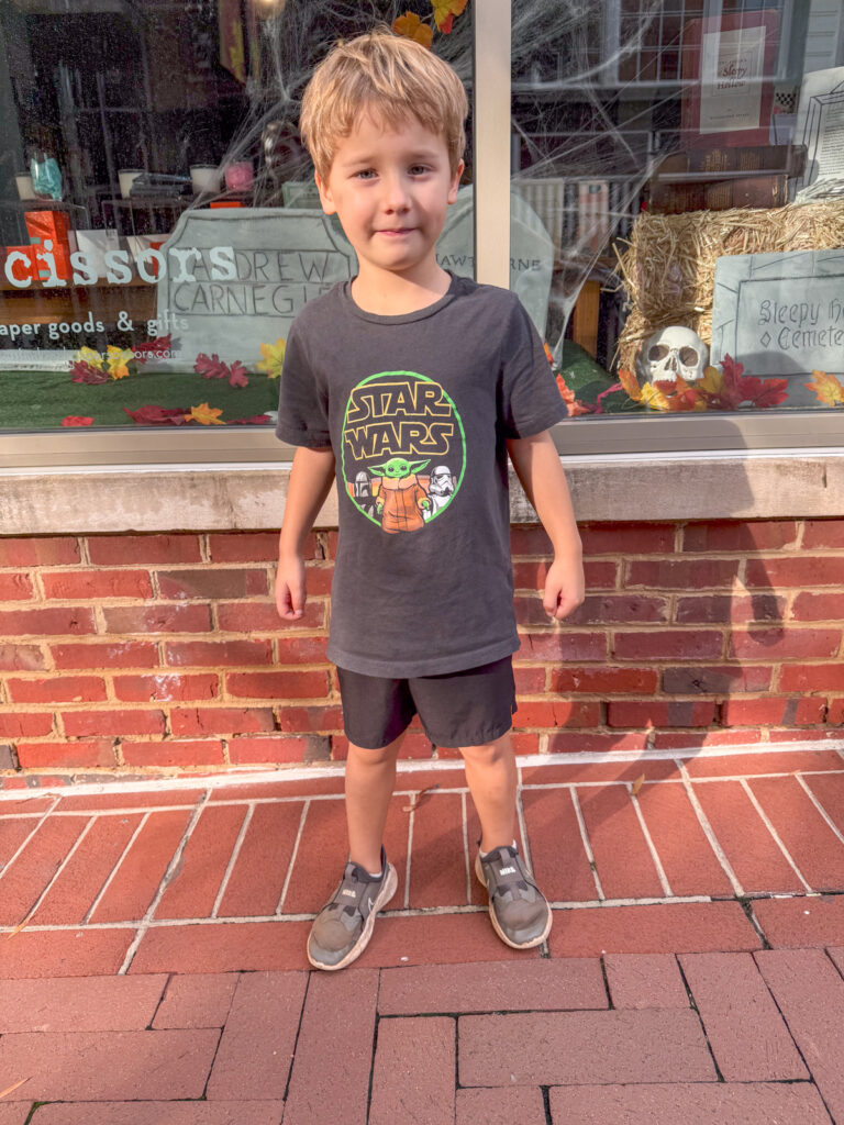 Kath Eats Blogger Kath Younger shares her October - in photo: kid with Star Wars shirt Kath Eats Blogger Kath Younger shares her October - in photo: kid with Star Wars shirt