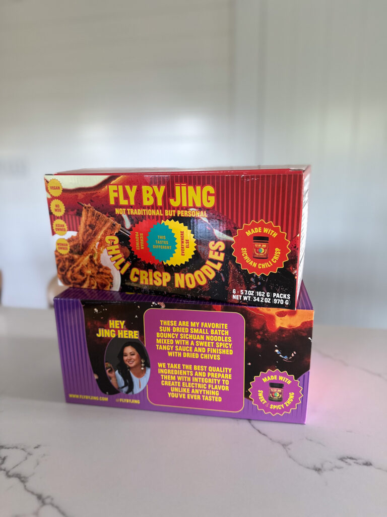 Kath Eats Blogger Kath Younger shares new finds for fall: in photo: a box of Fly By Jing Noodles Kath Eats Blogger Kath Younger shares new finds for fall: in photo: a box of Fly By Jing Noodles