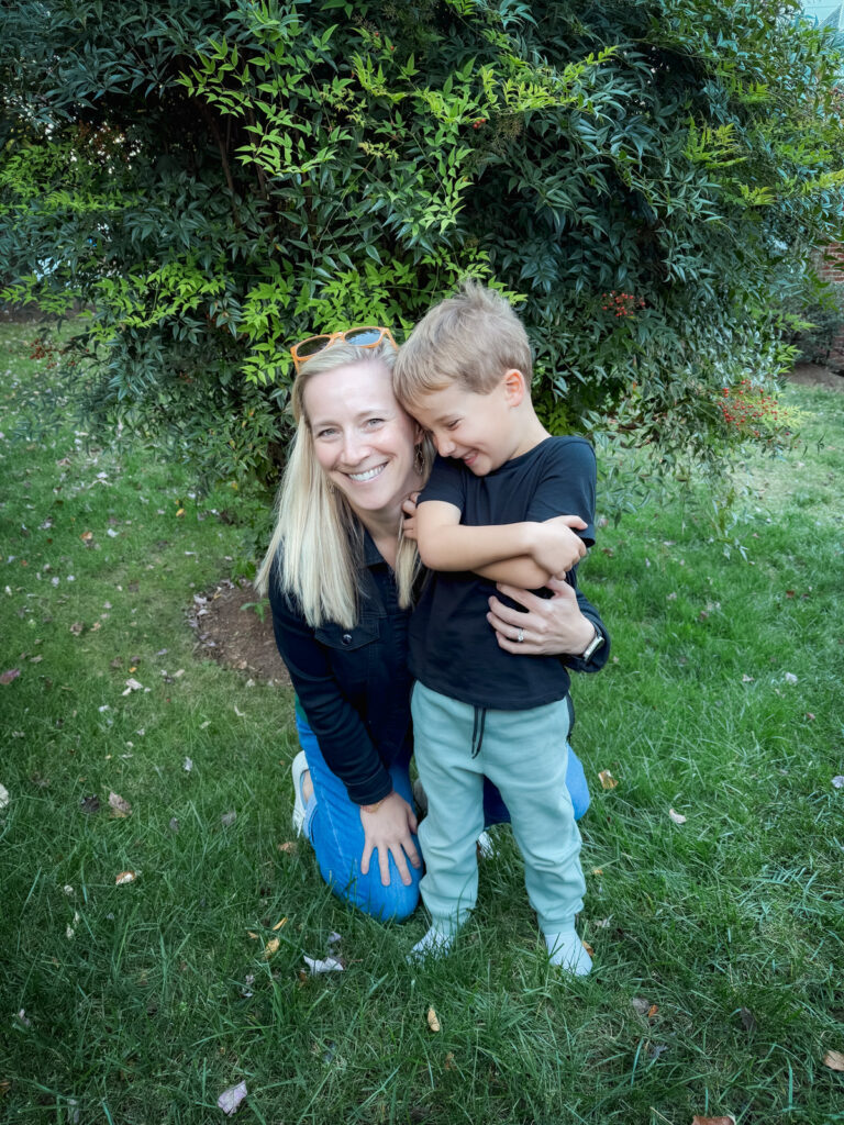 Kath Eats Blogger Kath Younger shares her Birthday week with a photo of her and his son hugging