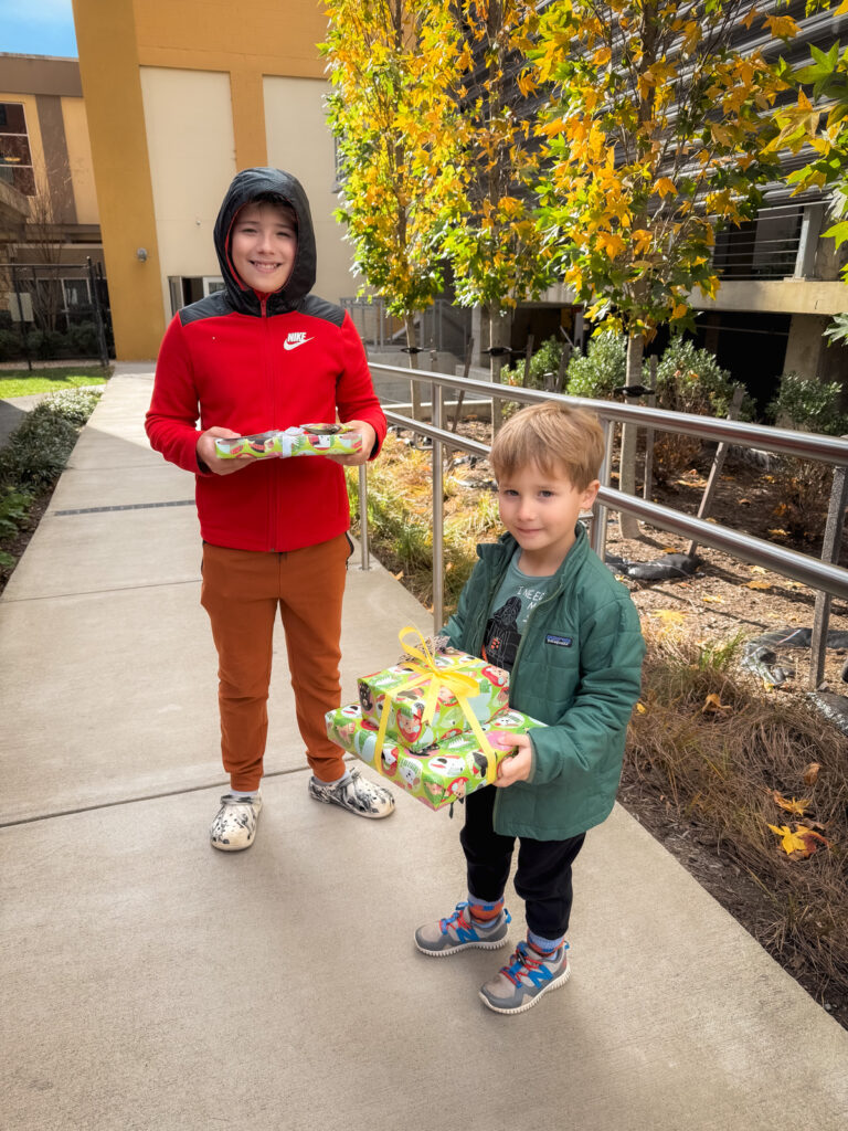Kath Eats Blogger Kath Younger shares A Holiday Lately - photo fKath's kids holding gifts Kath Eats Blogger Kath Younger shares A Holiday Lately - photo fKath's kids holding gifts