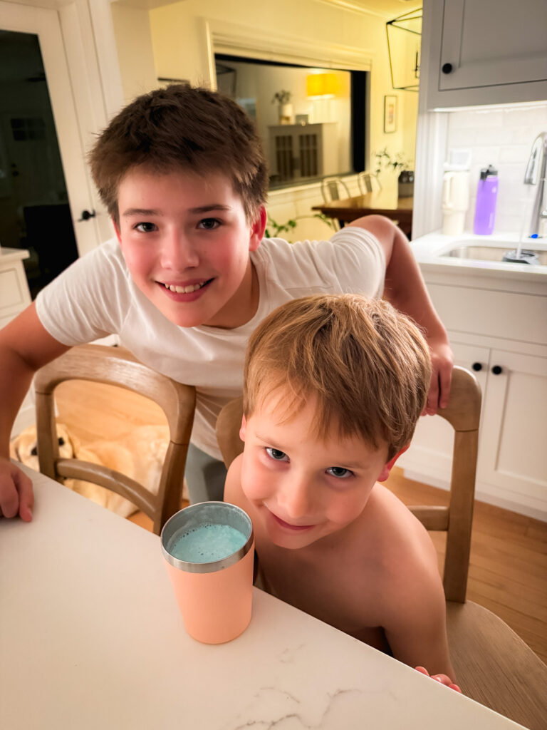 Kath Eats Blogger Kath Younger shares A Holiday Lately - photo of Kath's kids at the table Kath Eats Blogger Kath Younger shares A Holiday Lately - photo of Kath's kids at the table
