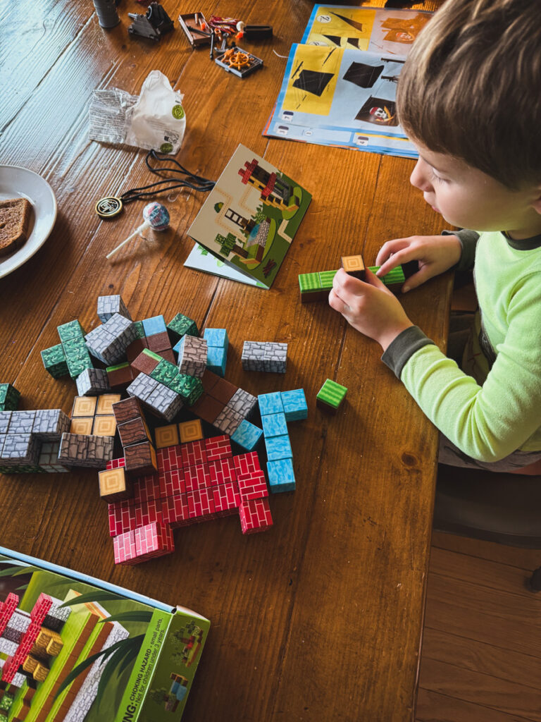 Minecraft and Lego Minecraft and Lego