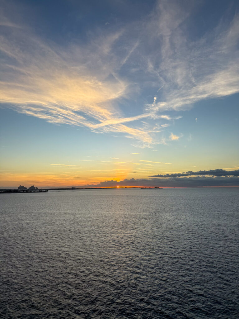 Disney cruise sunset Disney cruise sunset