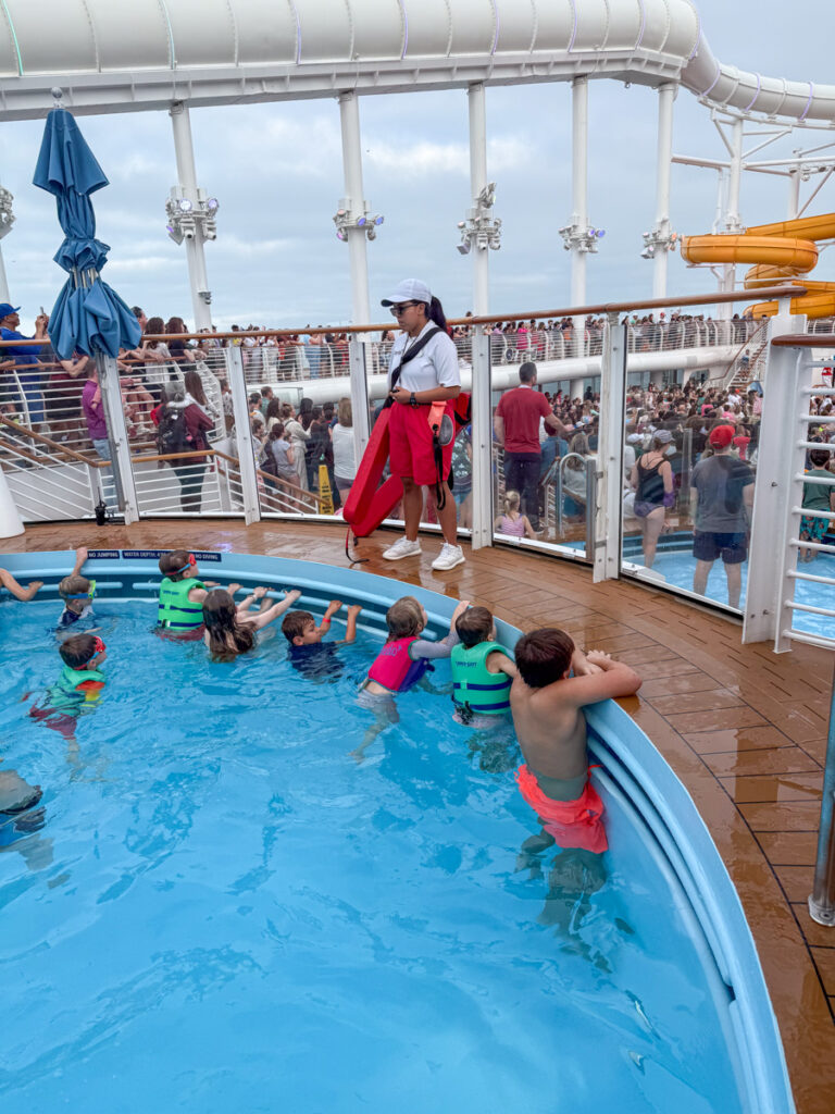 Disney Wish lifeguard Disney Cruise On The Disney Wish