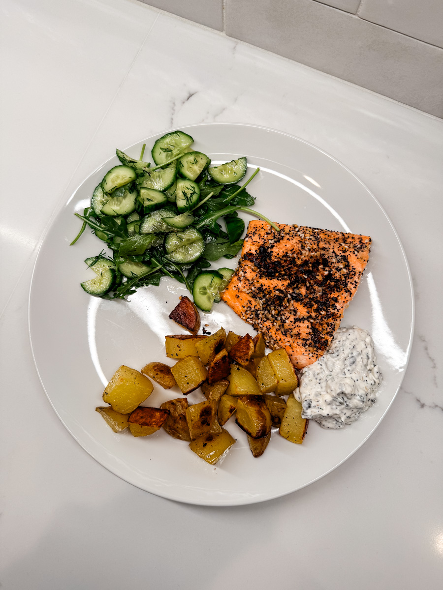 Blue Apron salmon