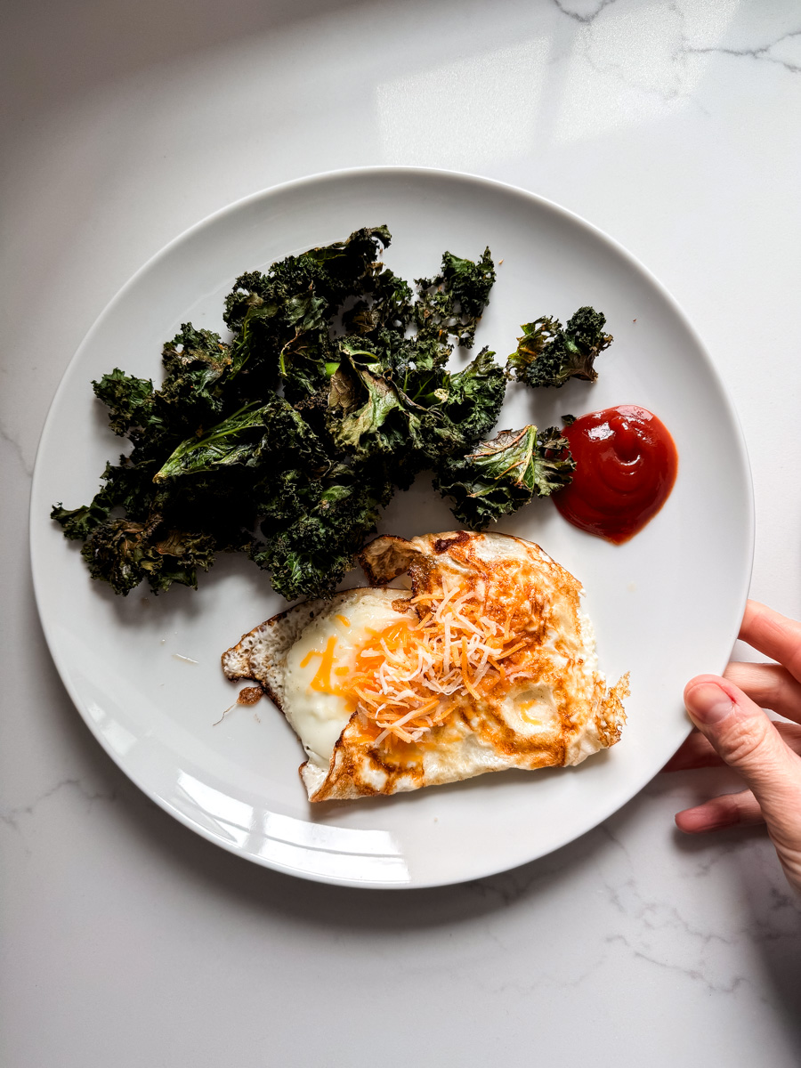 Egg + Kale Chips
