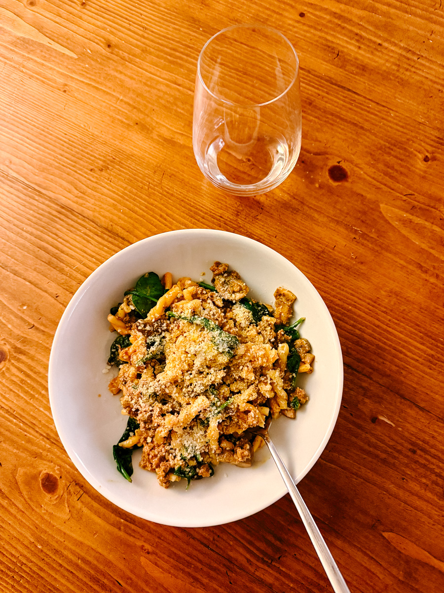 Blue Apron Pasta | A Wicked Good Time