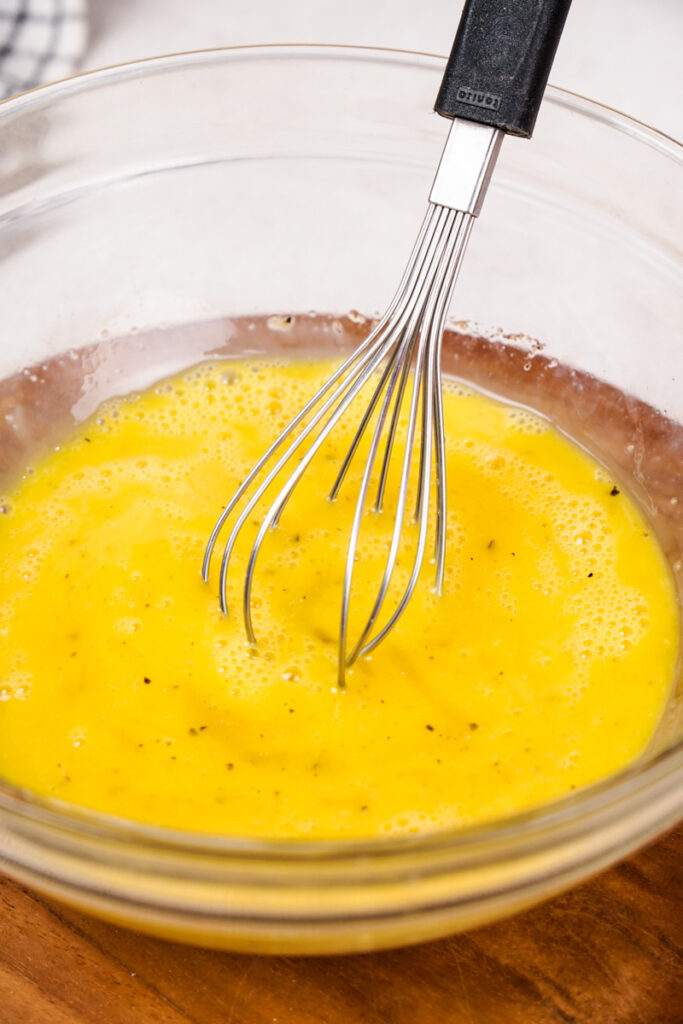whisk the eggs