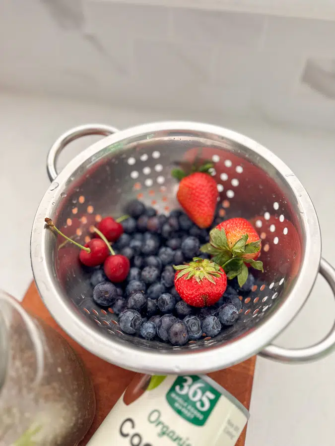 bowl of berries