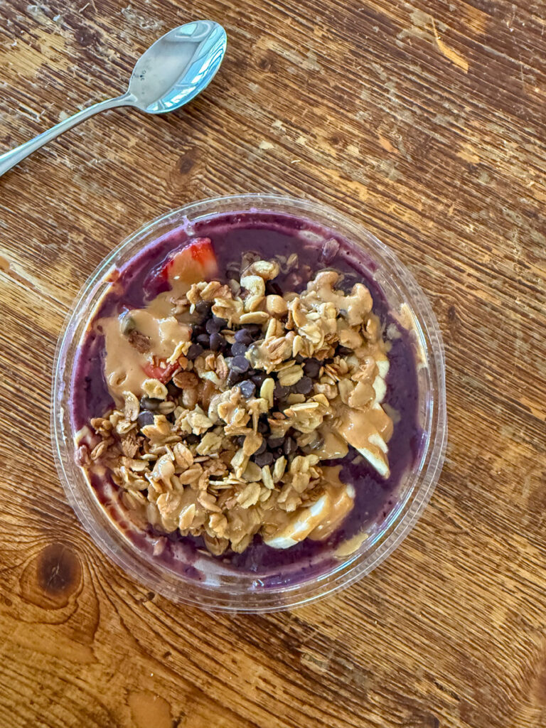 acai bowl from Midway Coffee acai bowl from Midway Coffee